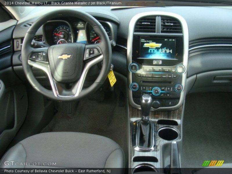 Black Granite Metallic / Jet Black/Titanium 2014 Chevrolet Malibu LT