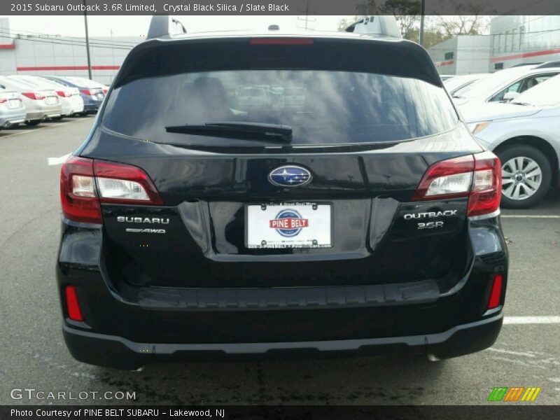 Crystal Black Silica / Slate Black 2015 Subaru Outback 3.6R Limited