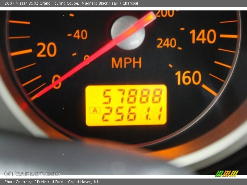 Magnetic Black Pearl / Charcoal 2007 Nissan 350Z Grand Touring Coupe