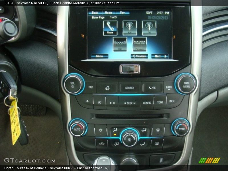 Black Granite Metallic / Jet Black/Titanium 2014 Chevrolet Malibu LT