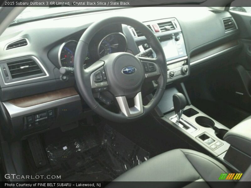 Crystal Black Silica / Slate Black 2015 Subaru Outback 3.6R Limited