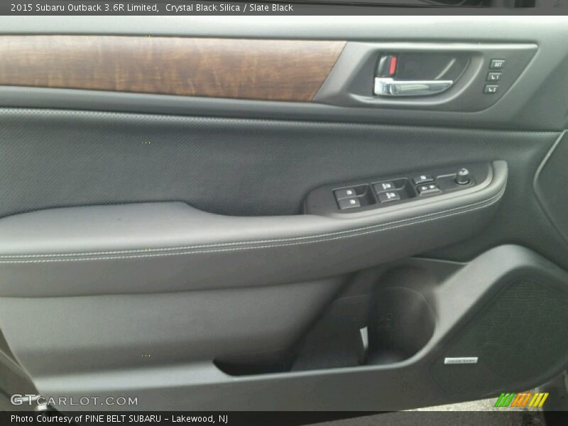 Crystal Black Silica / Slate Black 2015 Subaru Outback 3.6R Limited