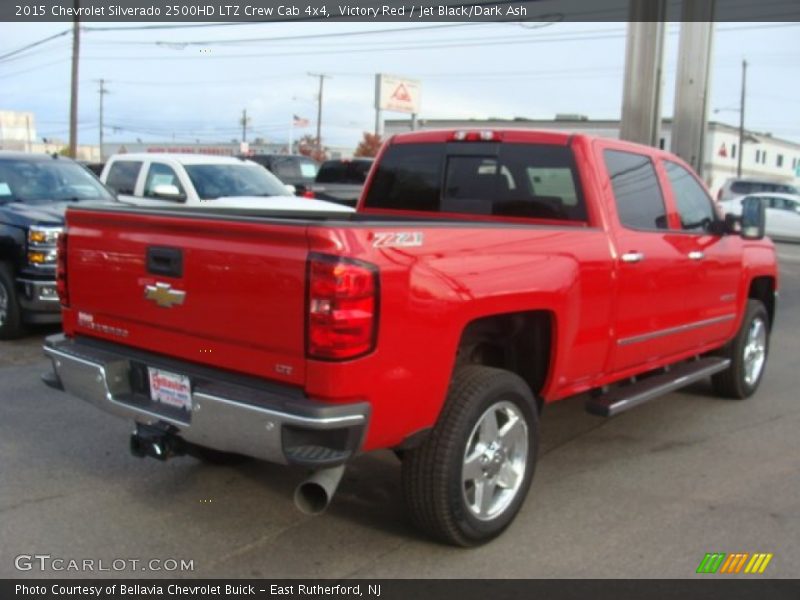 Victory Red / Jet Black/Dark Ash 2015 Chevrolet Silverado 2500HD LTZ Crew Cab 4x4