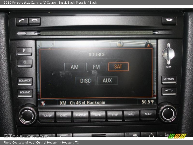 Basalt Black Metallic / Black 2010 Porsche 911 Carrera 4S Coupe
