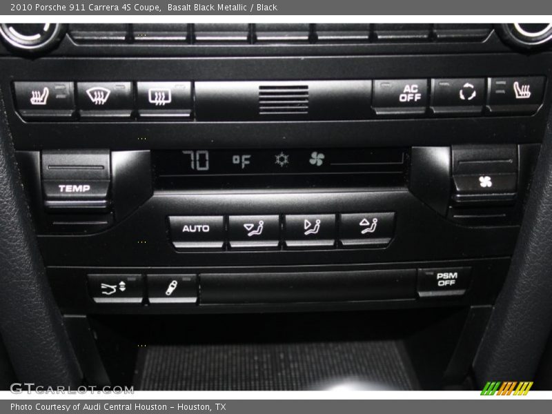 Basalt Black Metallic / Black 2010 Porsche 911 Carrera 4S Coupe
