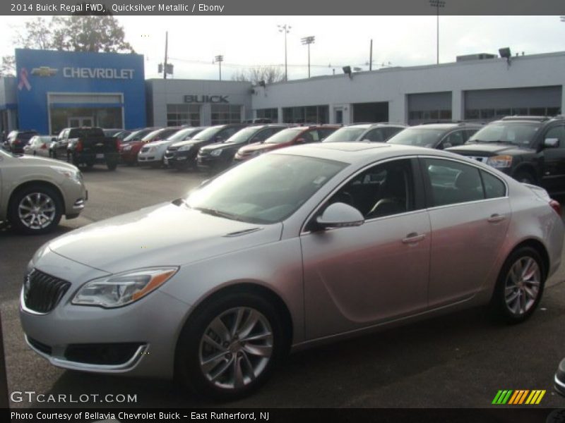 Quicksilver Metallic / Ebony 2014 Buick Regal FWD