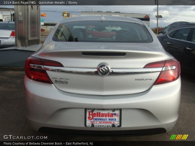 Quicksilver Metallic / Ebony 2014 Buick Regal FWD