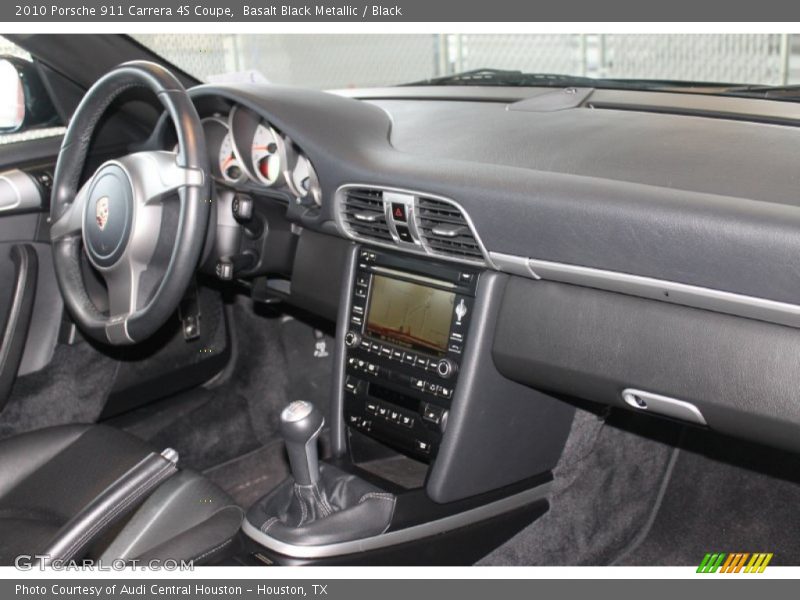 Basalt Black Metallic / Black 2010 Porsche 911 Carrera 4S Coupe