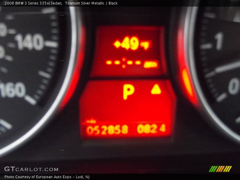 Titanium Silver Metallic / Black 2008 BMW 3 Series 335xi Sedan