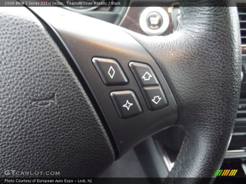 Titanium Silver Metallic / Black 2008 BMW 3 Series 335xi Sedan