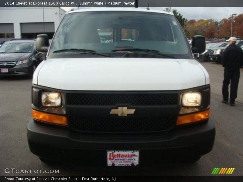 Summit White / Medium Pewter 2014 Chevrolet Express 1500 Cargo WT