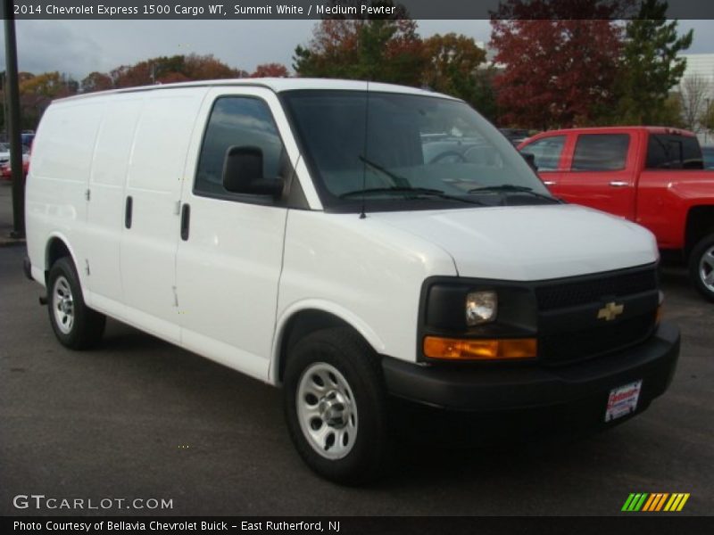 Summit White / Medium Pewter 2014 Chevrolet Express 1500 Cargo WT