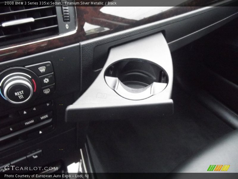 Titanium Silver Metallic / Black 2008 BMW 3 Series 335xi Sedan