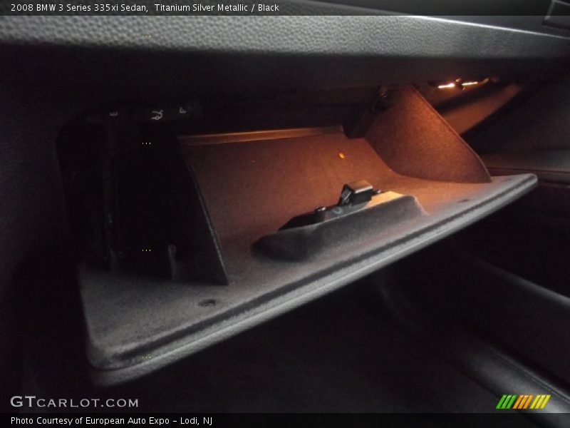 Titanium Silver Metallic / Black 2008 BMW 3 Series 335xi Sedan