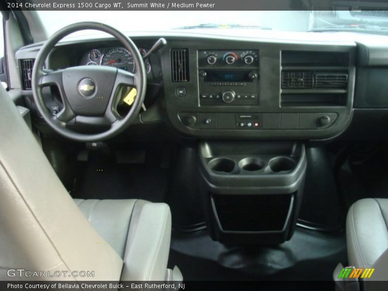 Summit White / Medium Pewter 2014 Chevrolet Express 1500 Cargo WT