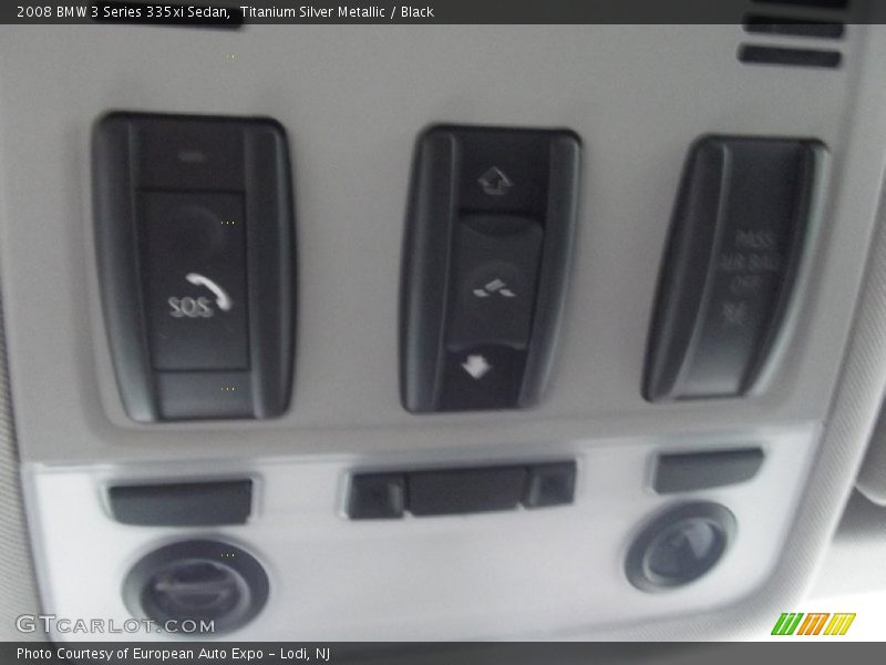 Titanium Silver Metallic / Black 2008 BMW 3 Series 335xi Sedan