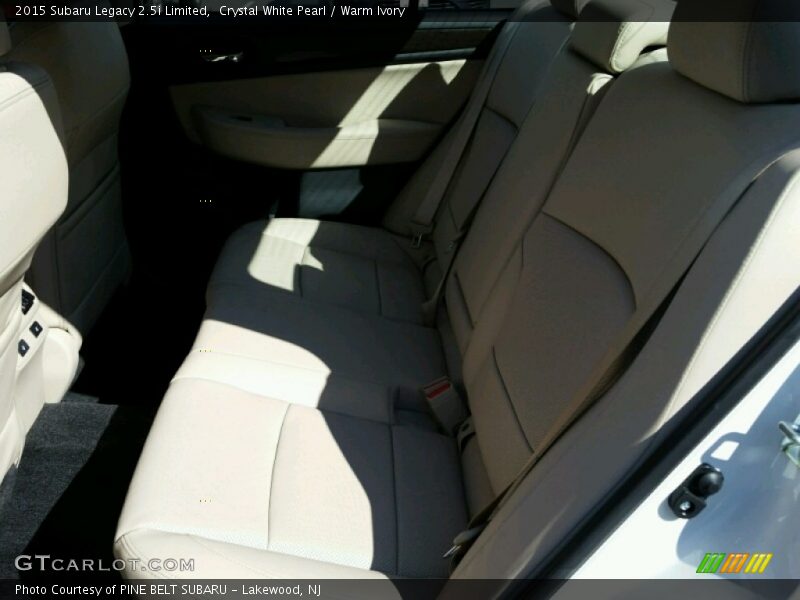 Crystal White Pearl / Warm Ivory 2015 Subaru Legacy 2.5i Limited