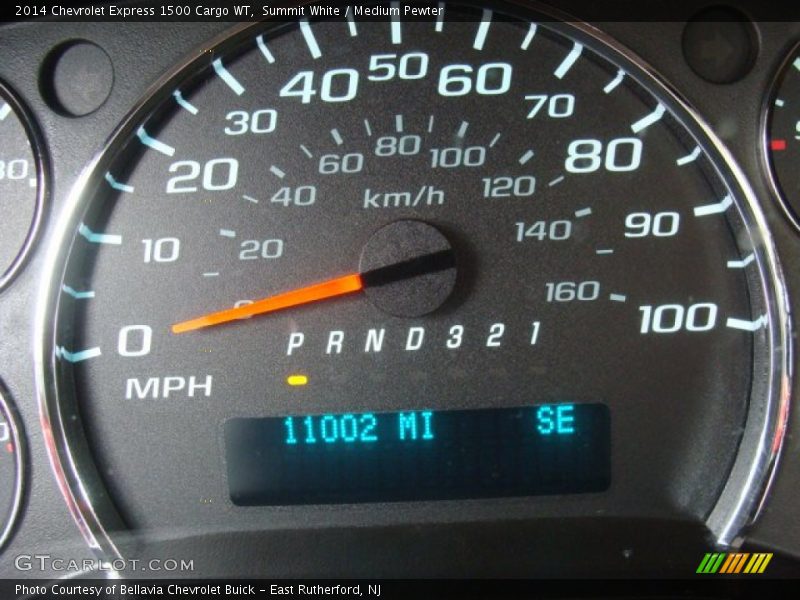 Summit White / Medium Pewter 2014 Chevrolet Express 1500 Cargo WT