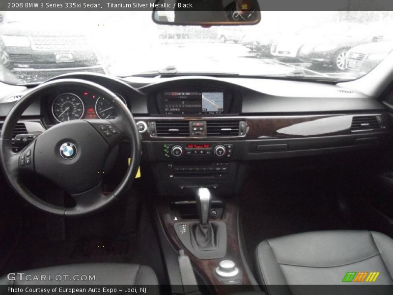 Titanium Silver Metallic / Black 2008 BMW 3 Series 335xi Sedan