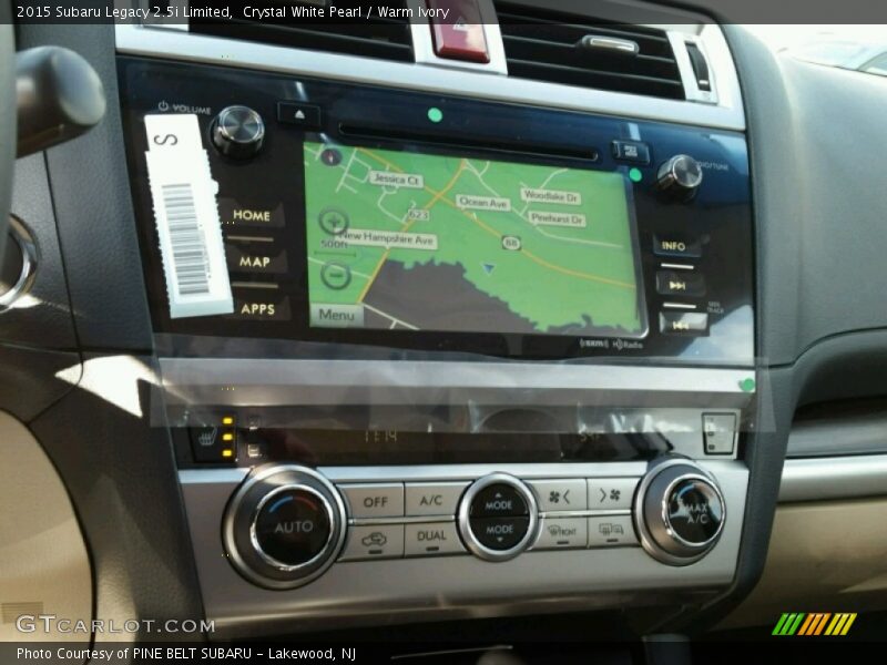 Crystal White Pearl / Warm Ivory 2015 Subaru Legacy 2.5i Limited