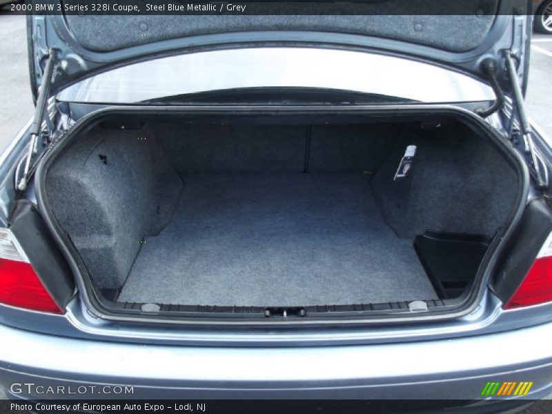 Steel Blue Metallic / Grey 2000 BMW 3 Series 328i Coupe