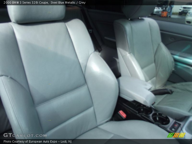 Steel Blue Metallic / Grey 2000 BMW 3 Series 328i Coupe