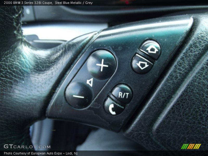 Steel Blue Metallic / Grey 2000 BMW 3 Series 328i Coupe