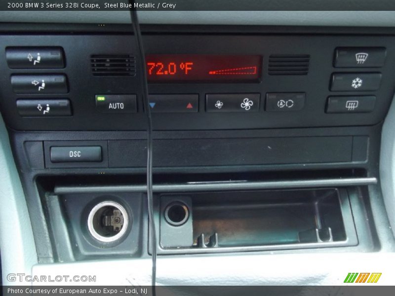 Steel Blue Metallic / Grey 2000 BMW 3 Series 328i Coupe