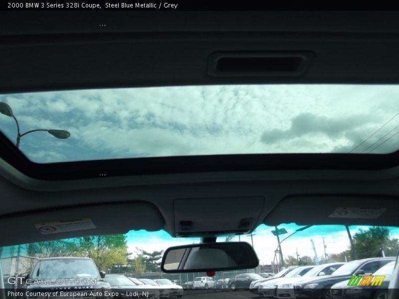 Steel Blue Metallic / Grey 2000 BMW 3 Series 328i Coupe