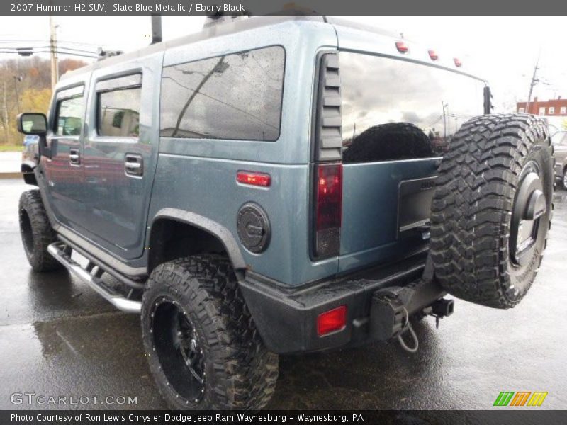 Slate Blue Metallic / Ebony Black 2007 Hummer H2 SUV