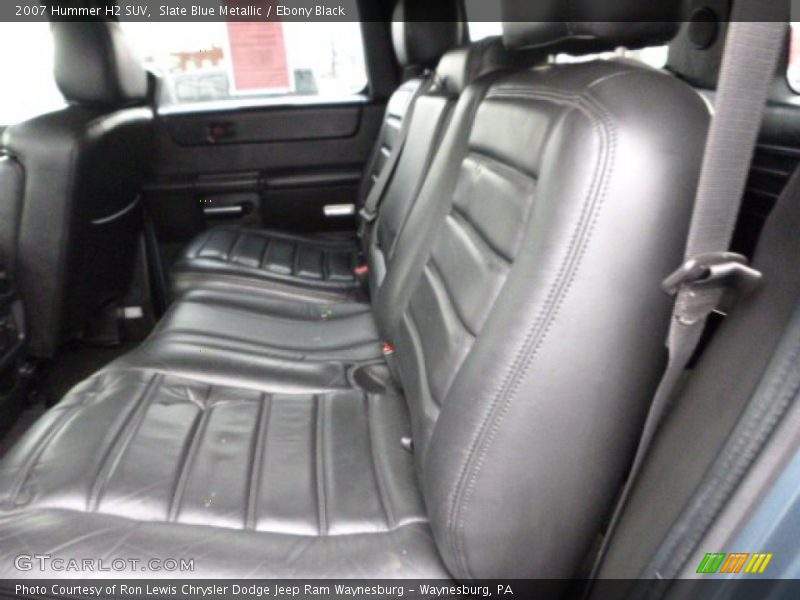 Slate Blue Metallic / Ebony Black 2007 Hummer H2 SUV