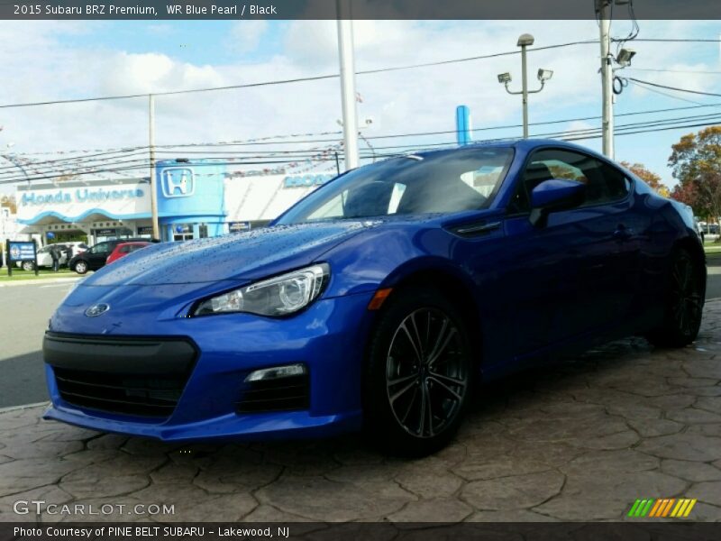 WR Blue Pearl / Black 2015 Subaru BRZ Premium