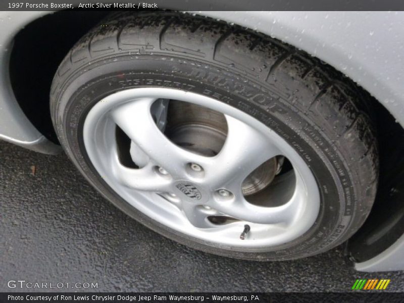 Arctic Silver Metallic / Black 1997 Porsche Boxster