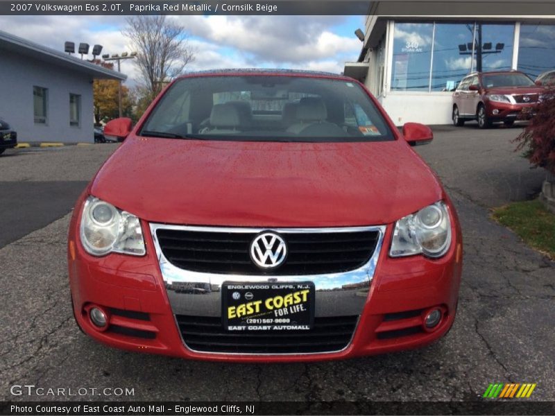 Paprika Red Metallic / Cornsilk Beige 2007 Volkswagen Eos 2.0T