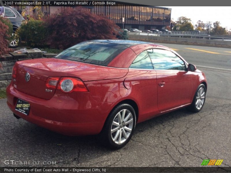 Paprika Red Metallic / Cornsilk Beige 2007 Volkswagen Eos 2.0T