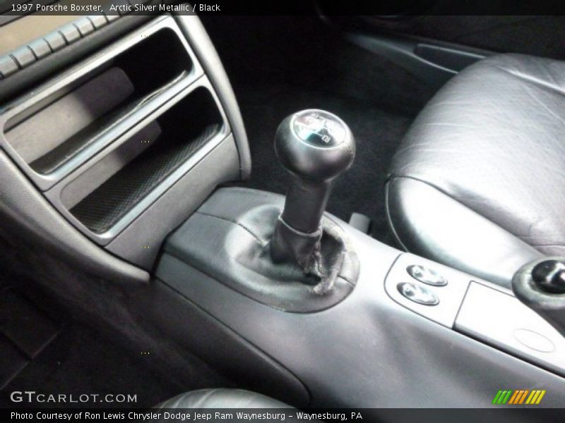 Arctic Silver Metallic / Black 1997 Porsche Boxster