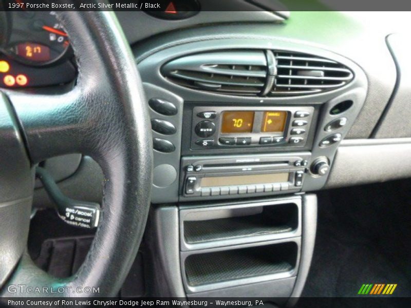 Arctic Silver Metallic / Black 1997 Porsche Boxster