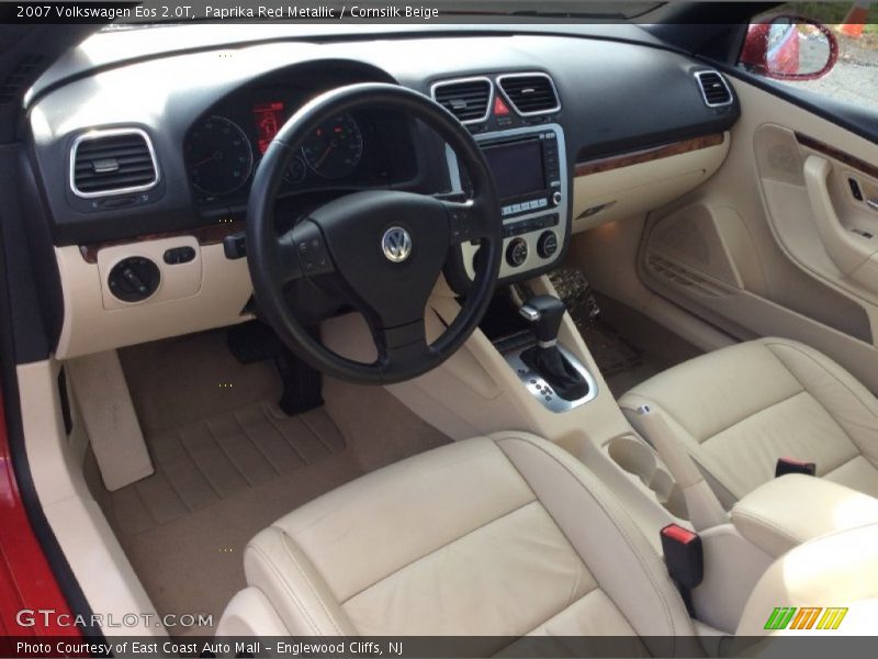 Paprika Red Metallic / Cornsilk Beige 2007 Volkswagen Eos 2.0T