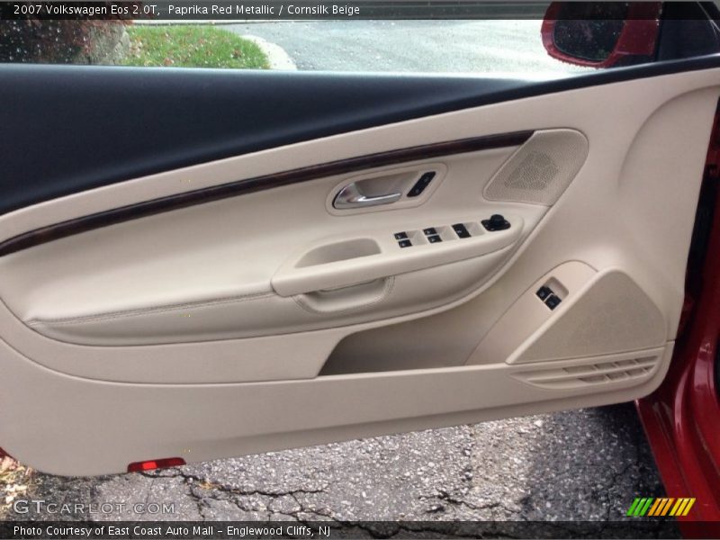 Paprika Red Metallic / Cornsilk Beige 2007 Volkswagen Eos 2.0T
