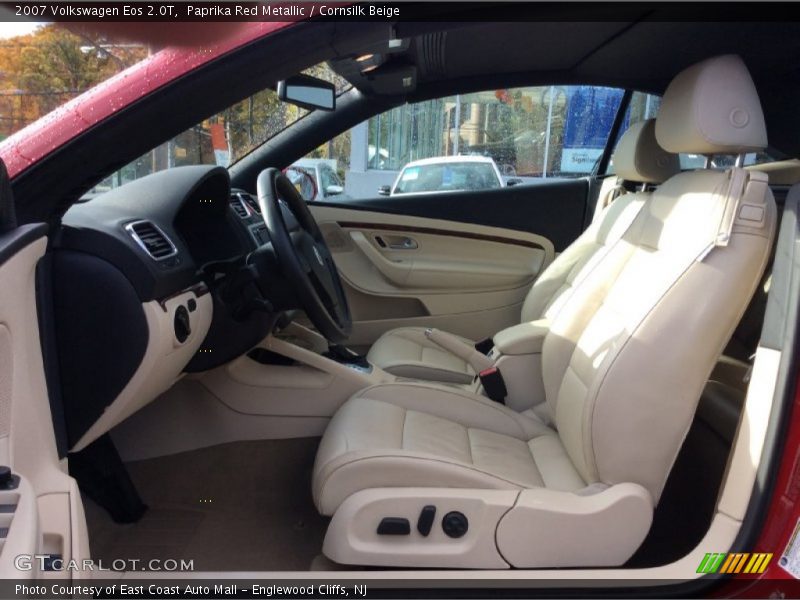 Paprika Red Metallic / Cornsilk Beige 2007 Volkswagen Eos 2.0T