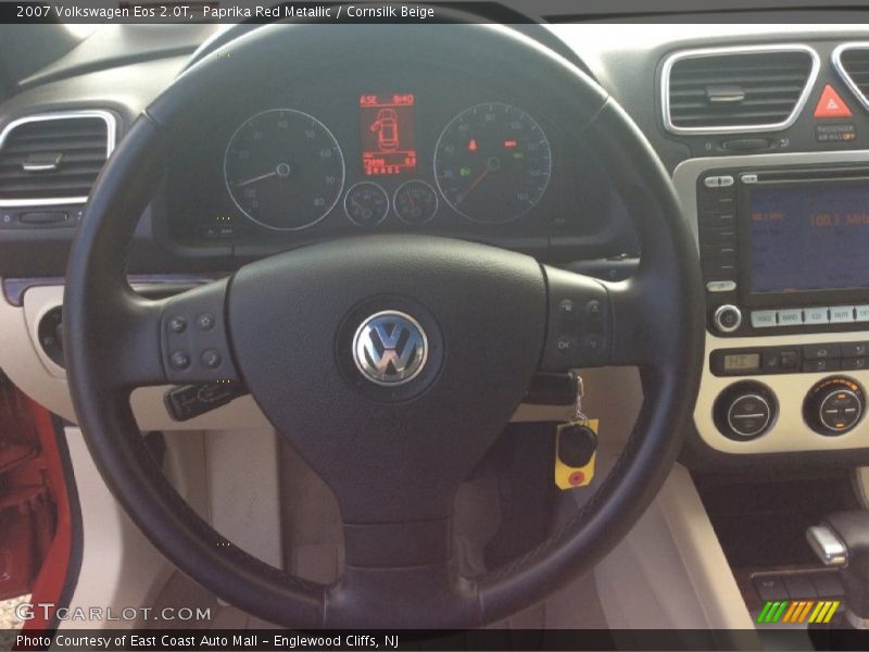 Paprika Red Metallic / Cornsilk Beige 2007 Volkswagen Eos 2.0T