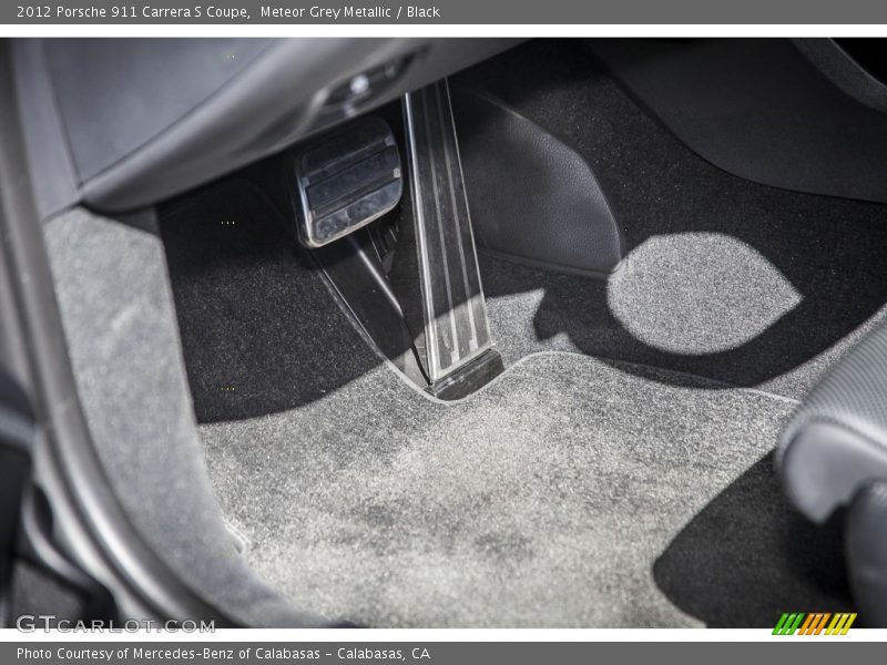 Meteor Grey Metallic / Black 2012 Porsche 911 Carrera S Coupe