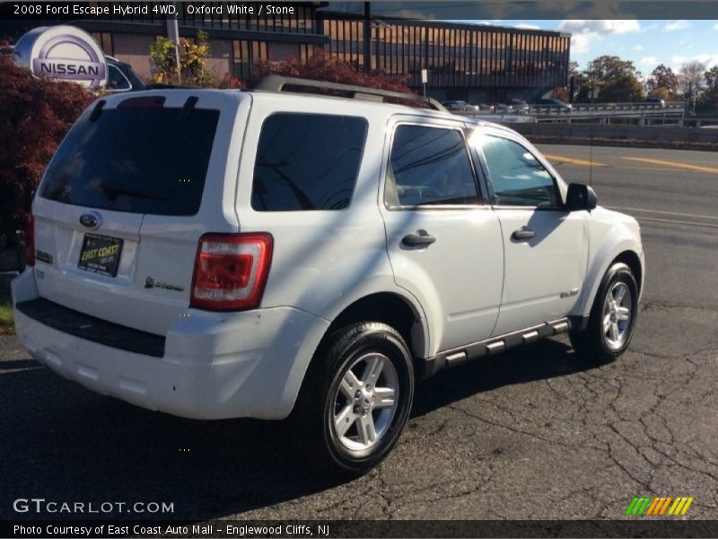 Oxford White / Stone 2008 Ford Escape Hybrid 4WD