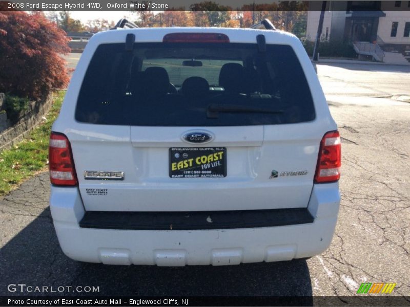 Oxford White / Stone 2008 Ford Escape Hybrid 4WD