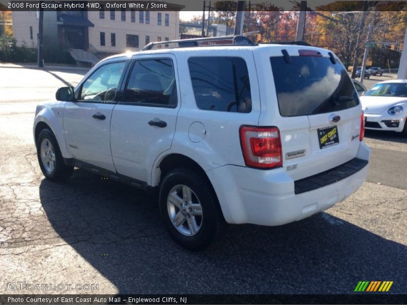 Oxford White / Stone 2008 Ford Escape Hybrid 4WD