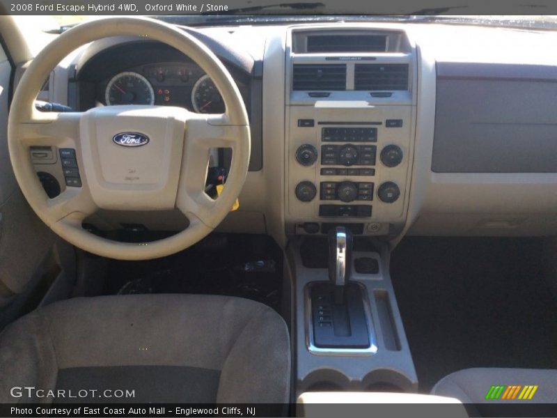 Oxford White / Stone 2008 Ford Escape Hybrid 4WD