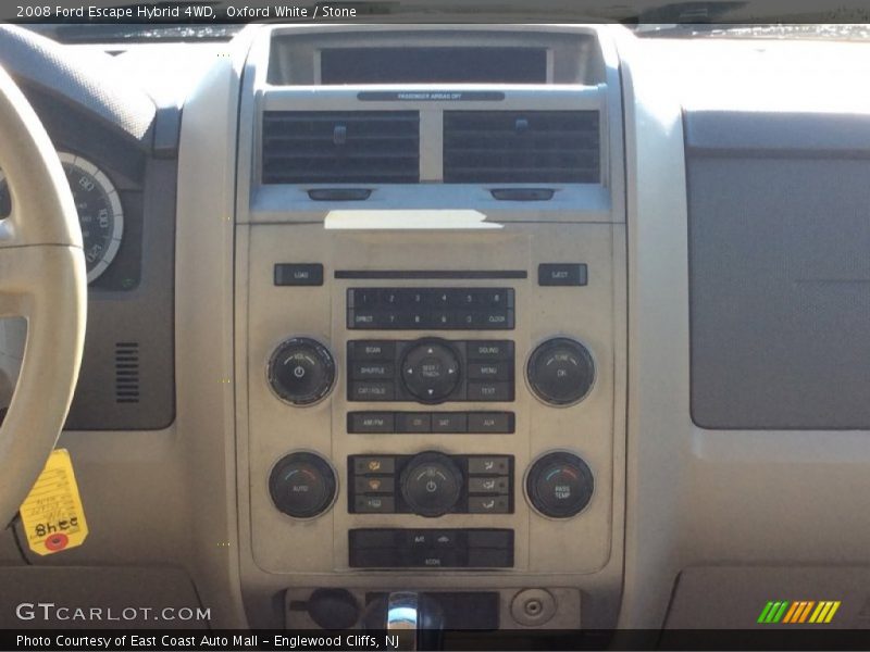 Oxford White / Stone 2008 Ford Escape Hybrid 4WD