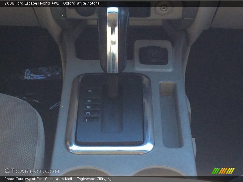 Oxford White / Stone 2008 Ford Escape Hybrid 4WD