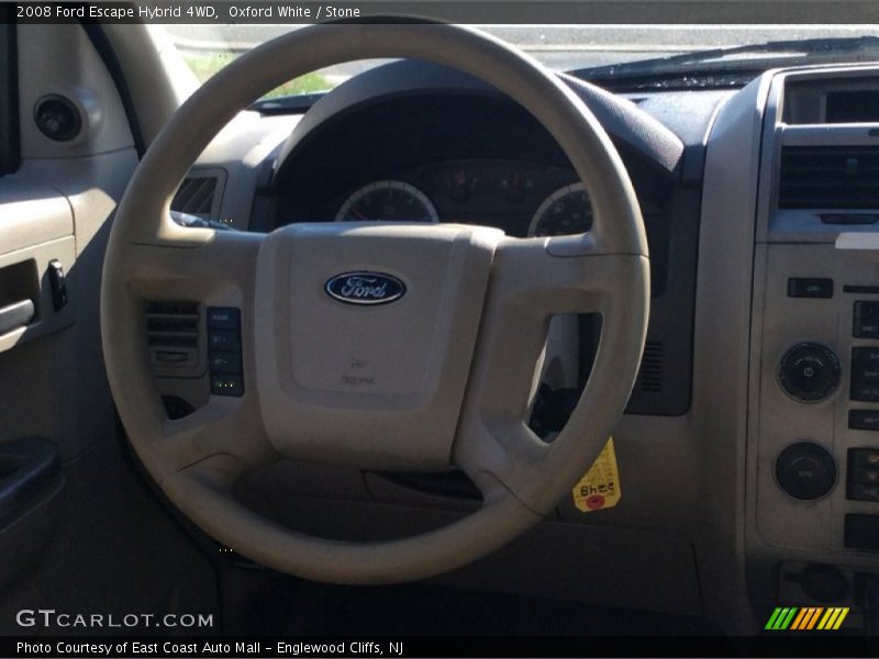 Oxford White / Stone 2008 Ford Escape Hybrid 4WD