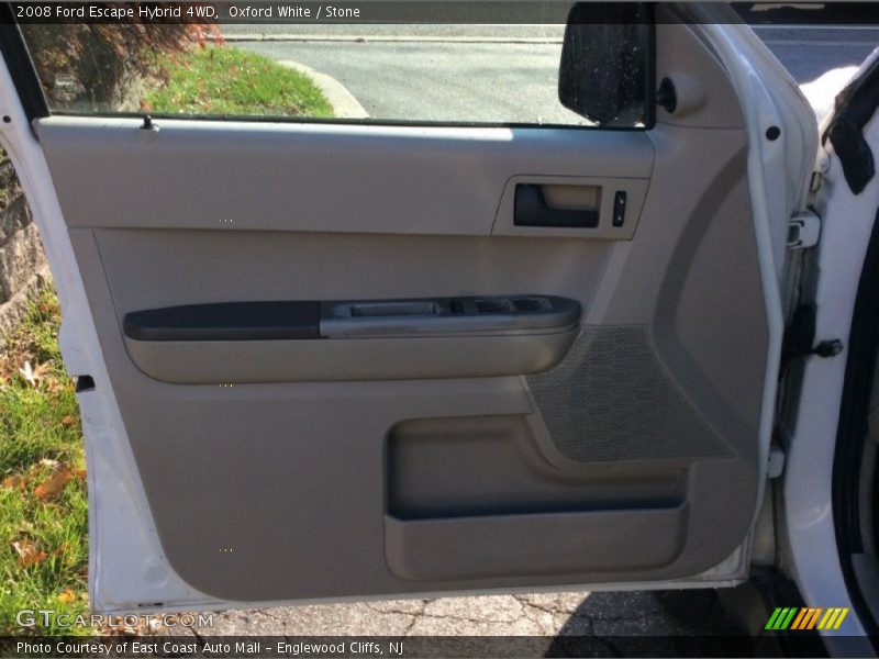Oxford White / Stone 2008 Ford Escape Hybrid 4WD